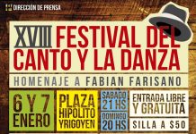 Llega el XVIII Festival del canto y la danza «Homenaje a Fabián Farisano»