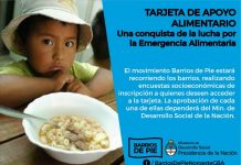 Barrios de Pie censó a vecinos por la «Tarjeta de apoyo alimentario»
