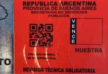 Dato importante. En la Provincia de Buenos Aires exigen la VTV aunque el vehículo posea la RTO