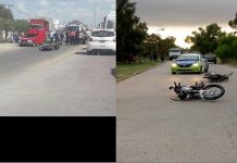 Dos accidentes ocurridos en Brandsen: «Entre dos motos en horario escolar» y «una moto con una camioneta»