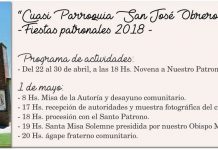 Cuasi Parroquia San José Obrero: -Fiestas patronales 2018-