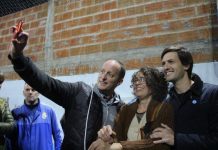 Insaurralde visitó San Vicente y dio un fuerte apoyo a Nicolás Mantegazza