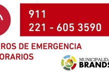 Importante: La Municipalidad de Brandsen informa