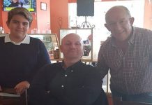 Campanella en Brandsen: Almuerzo en el Atlético y Progreso y visita al Castillo de Guerrero