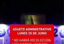 Lunes 25, asueto para empleados municipales