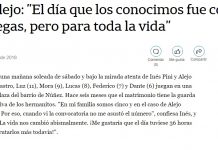 Inés y Alejo: «El día que los conocimos fue como una cita a ciegas, pero para toda la vida»
