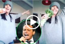 Viviana Saccone y su look de entrecasa, a puro ritmo con Luis Miguel: «Así de loca cocinando»