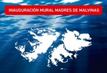 Inauguración del mural «Madres de Malvinas»