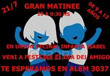 Unión Vecina Infanta Isabel informa: Gran Matiné