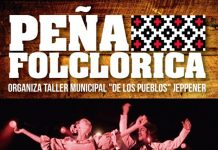 Peña folklorica del taller «De los pueblos»