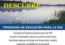 Programa de educación para la paz: descubre tus recuerdos internos