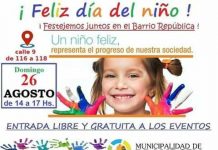 El domingo festejá el día del niño – Barrio República