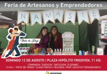 Domingo 12: Feria de artesanos y emprendedores