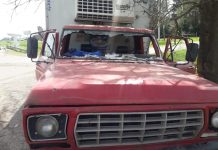 Accidente en Ruta 2 Km 51 entre una moto y una camioneta