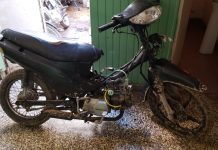 Secuestro de motocicleta y aprehensión del conductor