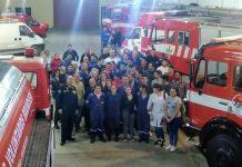 Cappelletti hizo un reconocimientos a los bomberos y participes del rescate en altura en Jeppener