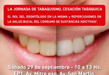 Jornada de tabaquismo, cesación tabáquica, el rol del odontólogo en la misma y repercusiones en la salud bucal