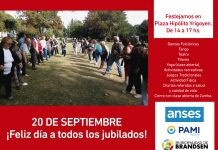 el 20 de septiembre festejamos el día del Jubilado