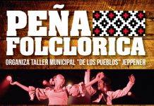 Peña folklórica en Jeppener