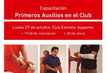 Capacitación: primeros auxilios en el Club | Jeppener