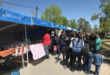 Posta de vacunación y feria en el Barrio Infanta Isabel