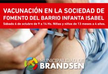 Vacunación en barrio Infanta Isabel