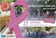 Bicicleteada familiar por la salud