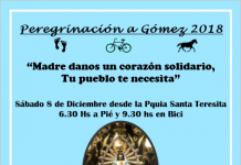 Peregrinación a Gómez.