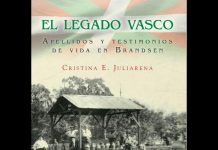 Cristina Juliarena presenta hoy su libro, «El legado vasco». Costumbres y destino de un pueblo. 21 familias de brandsen vuelcan sus recuerdos