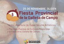 Llega la 3° edición de la Fiesta Provincial de la Galleta de Campo