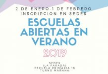 El 2 de enero arrancan las escuelas de verano