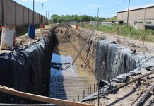 Comenzó la segunda etapa de la obra del canal aliviador