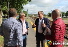 El Intendente y personal del Ferrocarril recorrieron los paso a nivel