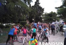 Comenzaron las bicicleteadas nocturnas