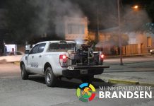 Campaña de Fumigación y Control de Plagas: se ha trabajado en los barrios Las Mandarinas, Las Américas, La Dolly I, La Dolly II, Matadero, La Manzana y El Chañar