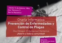 Charla sobre prevención de enfermedades y control de plagas