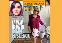 «La mamá de Macri rompe el silencio». La nota de tapa de «Noticias» lleva la firma de Daniela Gian