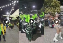 Dos noches a puro Carnaval en #Brandsen. Hoy martes, el cierre.