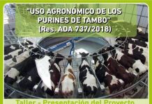 Taller sobre uso agronómico de los purines de tambo