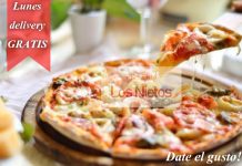 Lunes: Delivery gratis ¿Ya probaste las nuevas variedades de Pizzería Los Nietos?