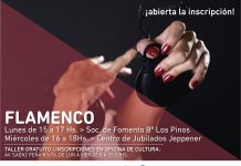 Abierta la inscripción al taller Municipal de flamenco