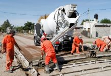 Comenzó la pavimentación de Calle 12