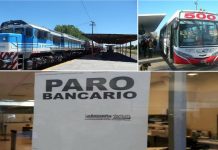 Actividad de los medios de transportes y bancos durante el paro del día de hoy (30/04/19)