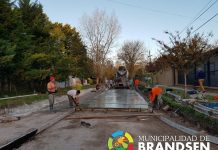 Comenzó el hormigonado de la obra de Coronel Suárez