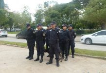 Presentación de los nuevos oficiales de la policía para Brandsen