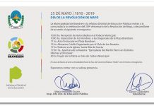 Actos por el 209° Aniversario de la Revolución de Mayo