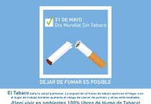 31 de mayo, día mundial sin tabaco