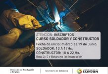 Atención inscriptos a los cursos de soldador y construcción