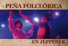 Peña folclórica en Jeppener
