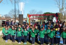 20 de junio, Día de la Bandera. Acto protocolar Plaza «Manuel Belgrano» del Barrio Los Tilos